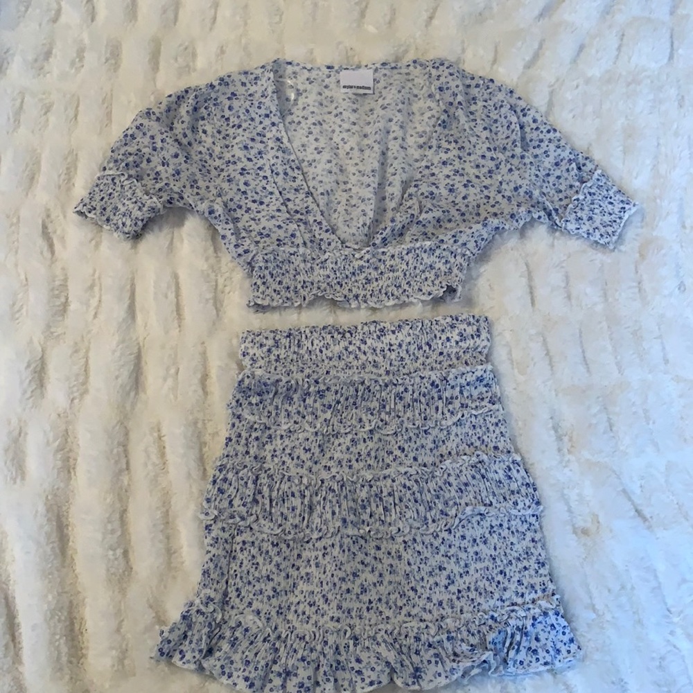 Two piece floral set